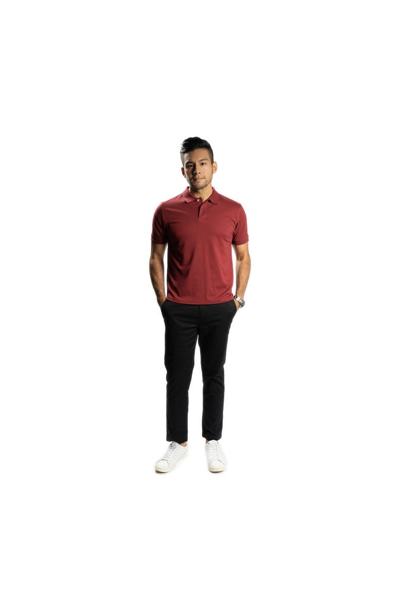 Peter Manning Lightweight Stretch Chinos Slim Fit, Alternate, color, Black