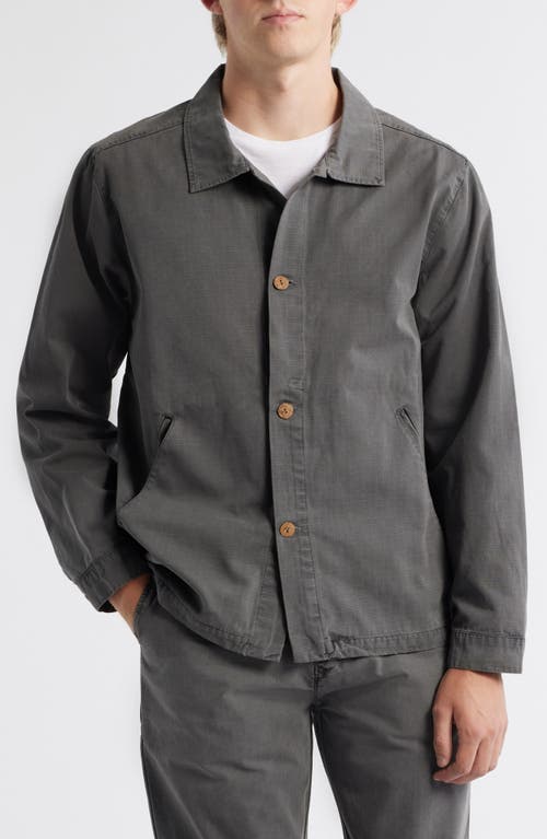 Alex Crane  Pac Organic Cotton Ripstop Shell Jacket In Gray