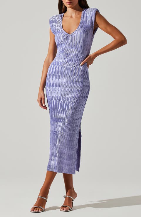 Nyah Ruched Velvet Dress
