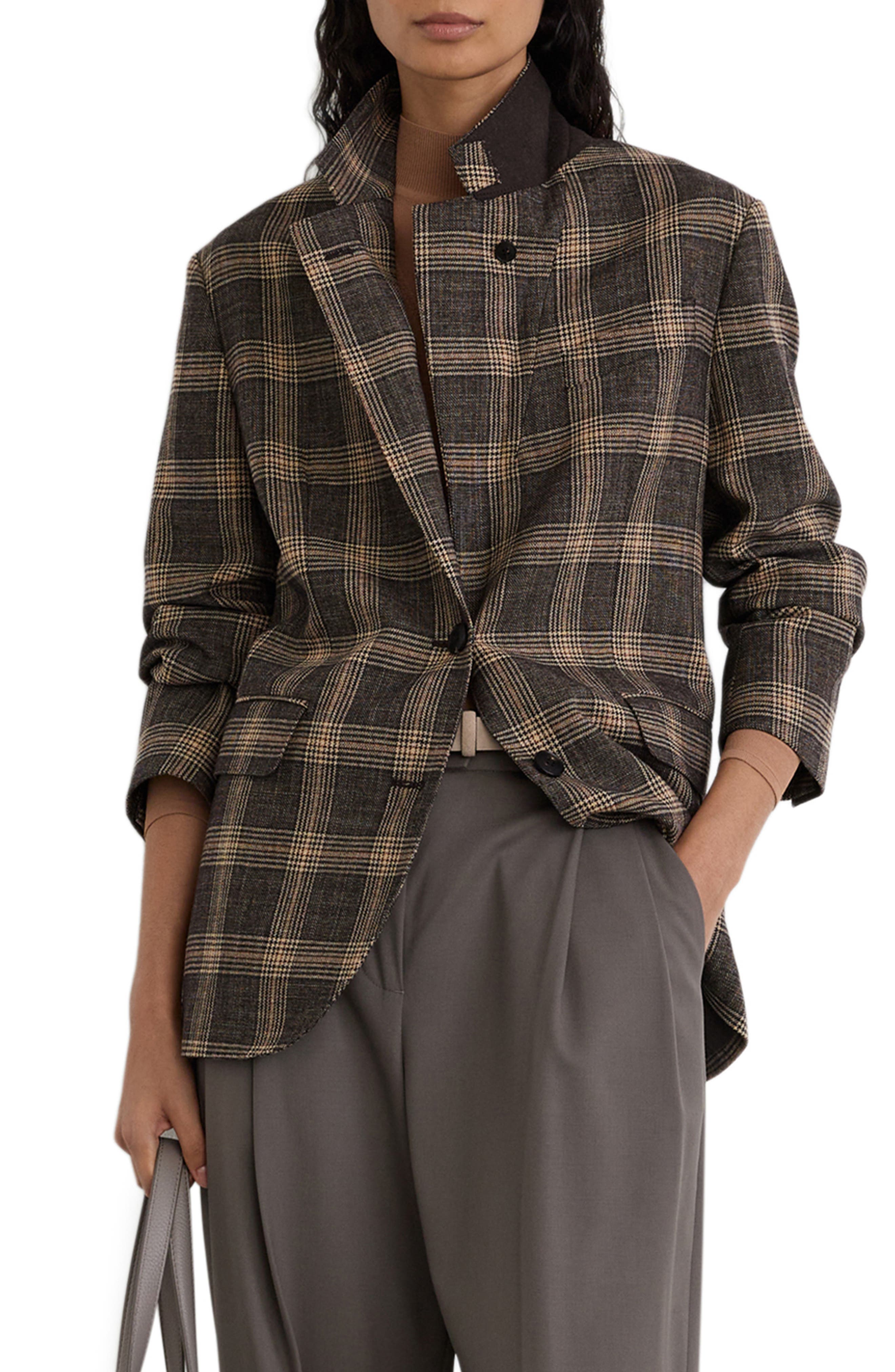 selected BROWN CHECK