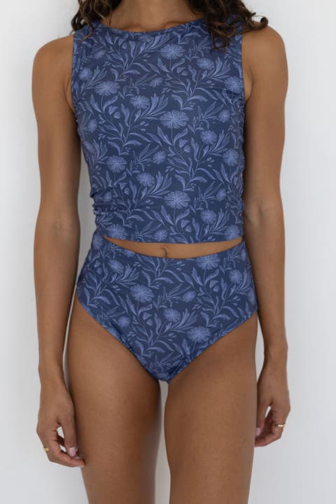Cobalt High Waisted Bottoms