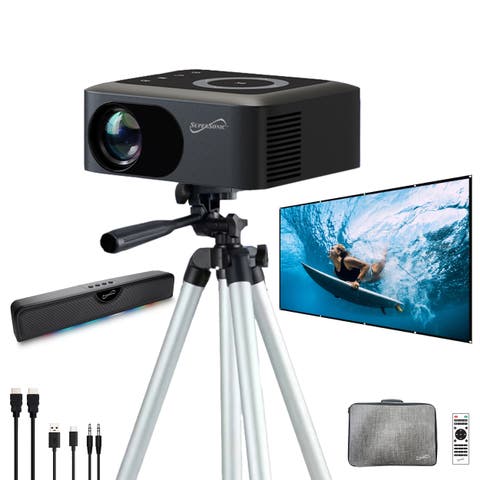 Ultimate Home Theater Pack with Soundbar and Projector