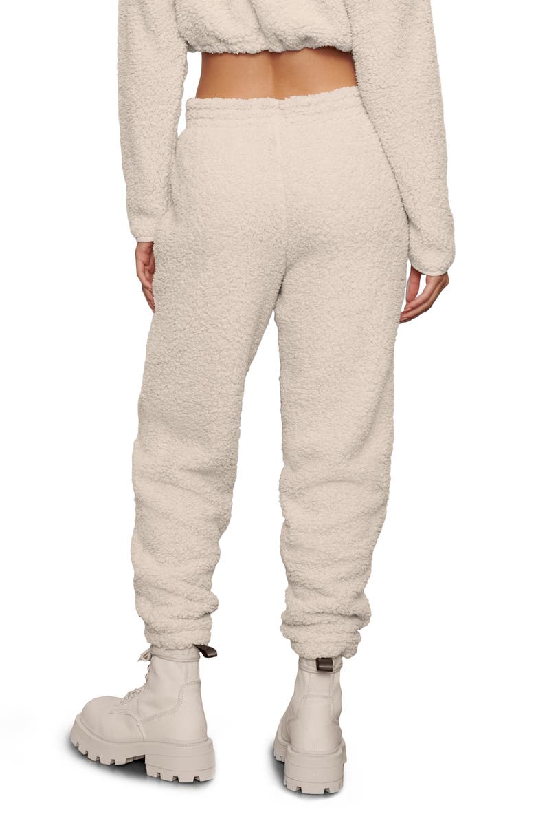 SKIMS Teddy High Pile Fleece Joggers, Alternate, color,