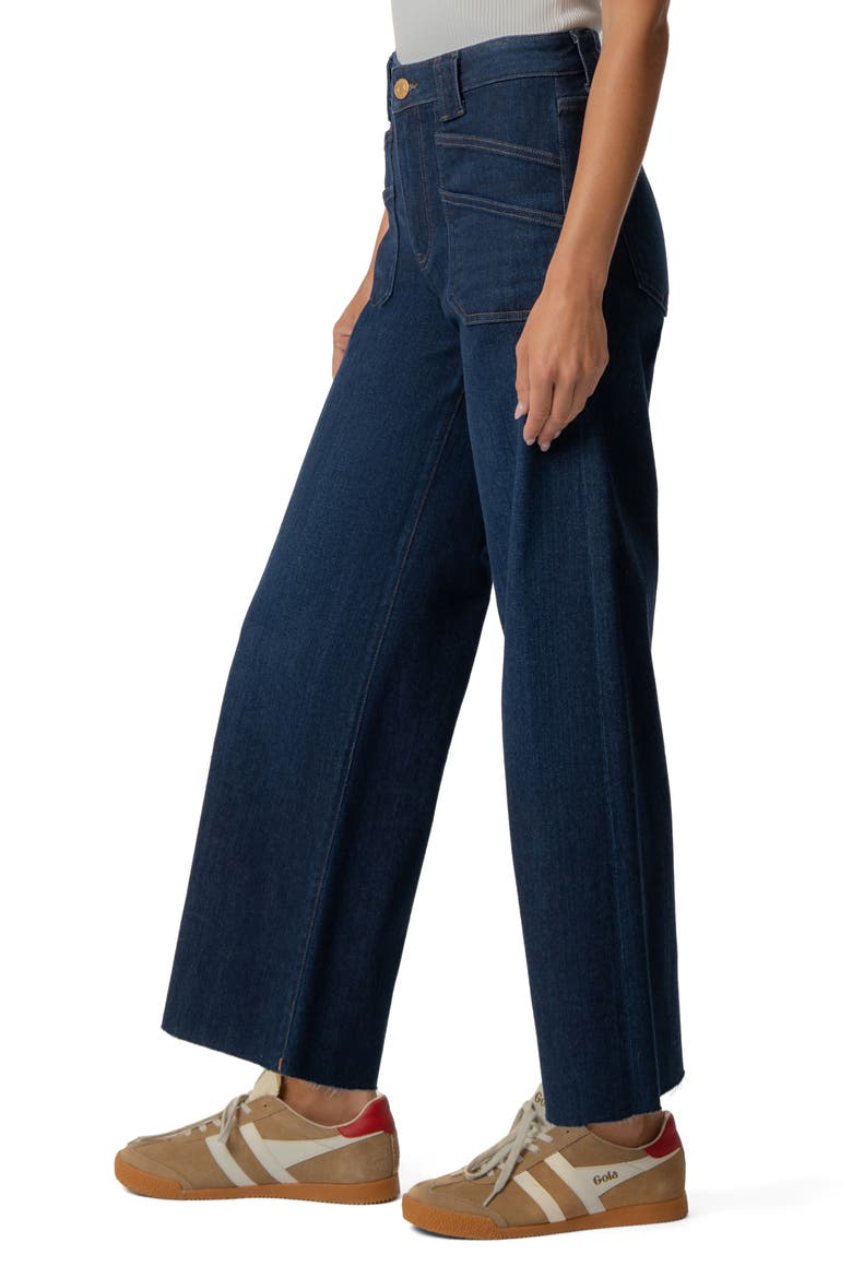 Meg High Waist Raw Hem Wide Leg Jeans, Alternate, color, DIRECTOR