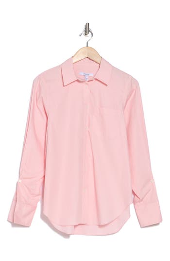 Derek Lam 10 Crosby Wesley Button-up Shirt In Light Pink