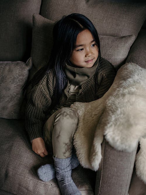 The Simple Folk The Chunky Cardigan In Olive