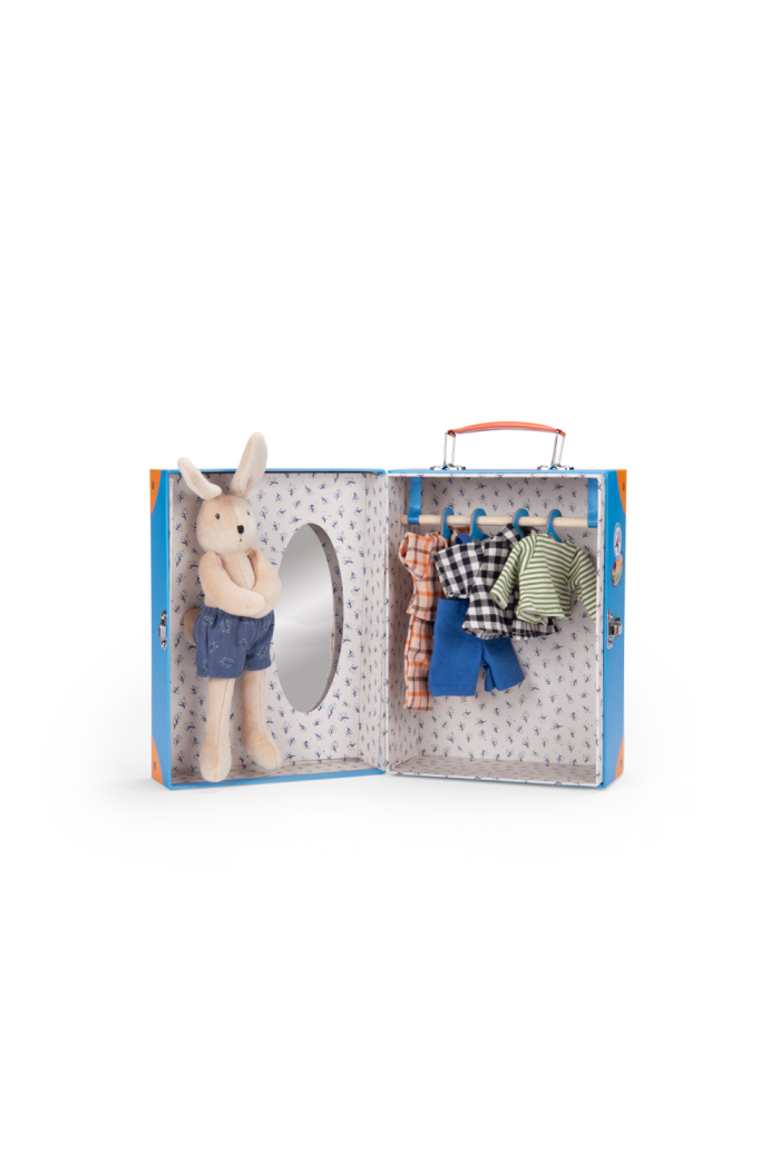 Sylvain Little Wardrobe Suitcase, The Big Family, Main, color, Blue
