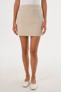 LAMARQUE CANDELA | Double Face Wool Mini Skirt