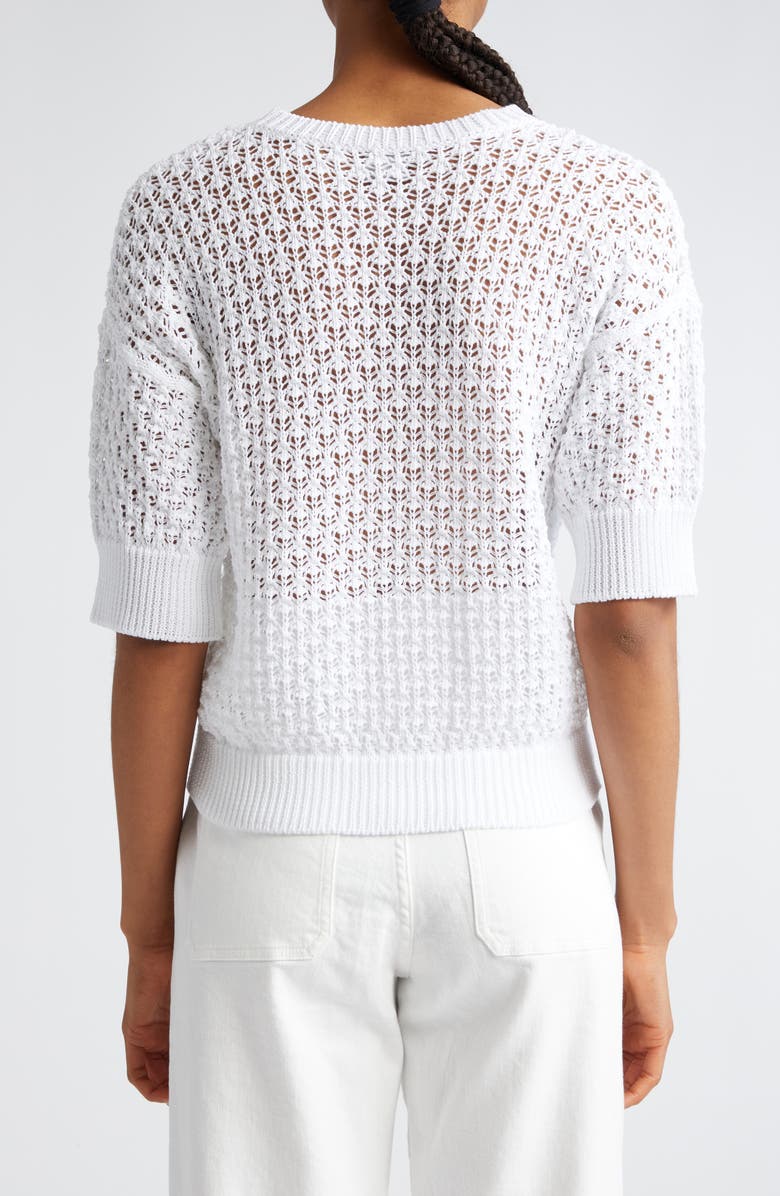 Eleventy Open Stitch Cotton Sweater, Alternate, color, 