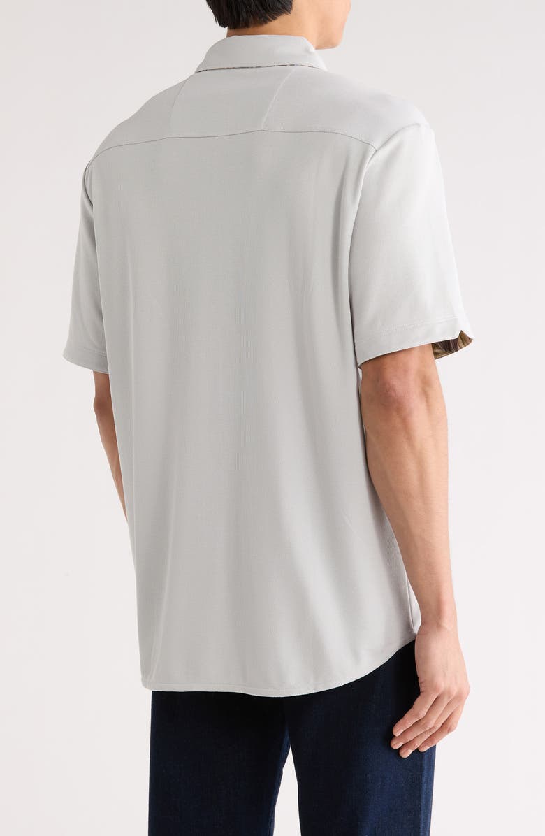 Tommy Bahama Jungle Canopy Button Front Shirt, Alternate, color, Breeze Block