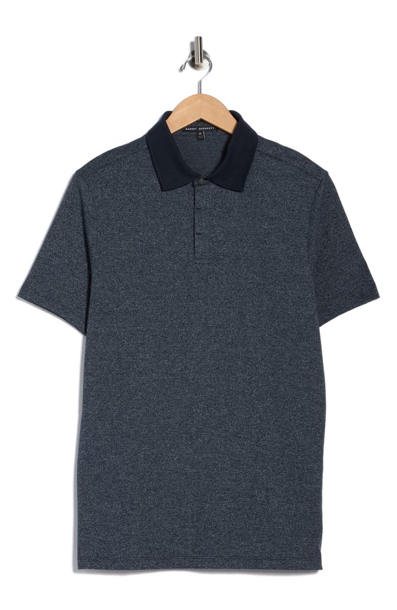 Robert Barakett Sculy Short Sleeve Polo, Main, color, Navy