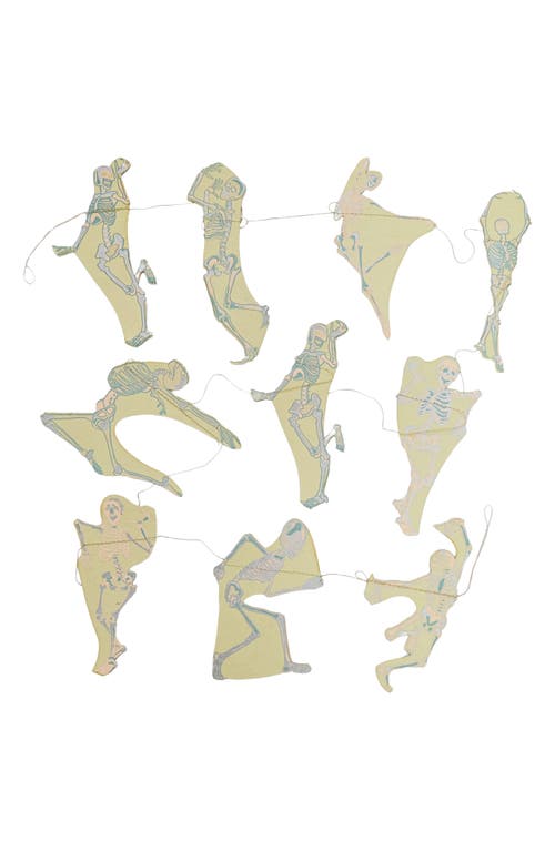 East End Press Dancing Skeletons Sewn Garland in Mixed  product