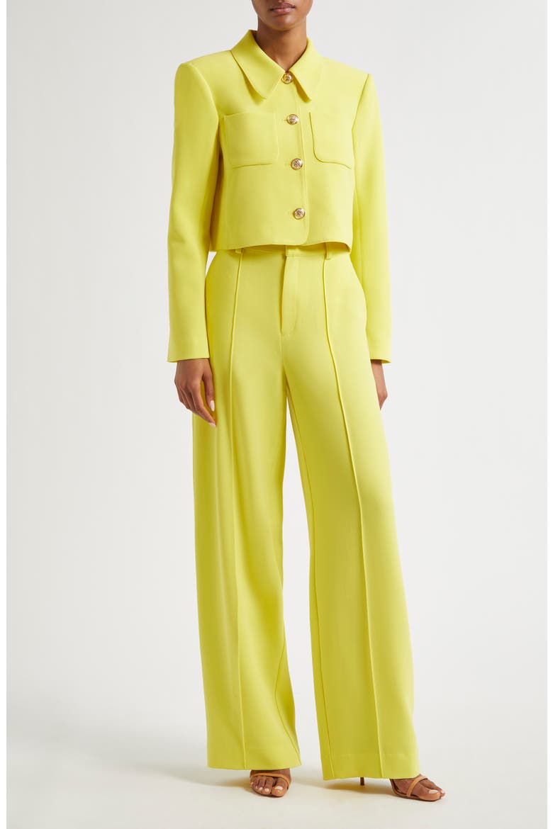 Amanda Crop Jacket, Alternate, color, STARFRUIT