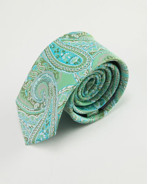 Paisley Silk Jacquard Tie