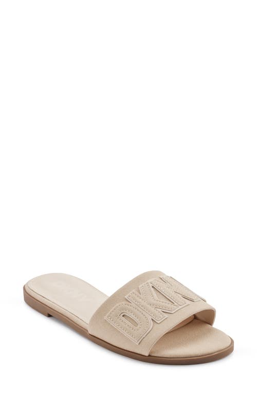 Dkny Willow Slide Sandal In Hemp