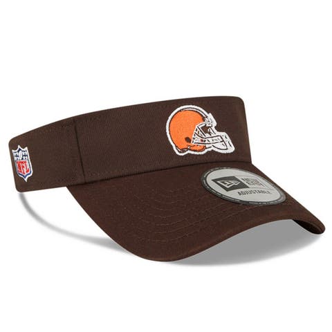 Men's New Era Brown Cleveland Browns 2022 Sideline Adjustable Visor