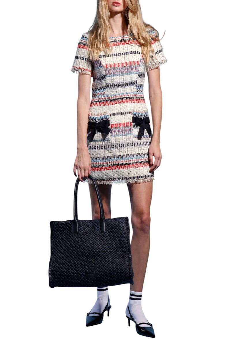 Walter Baker Jada Tweed Dress, Main, color, 