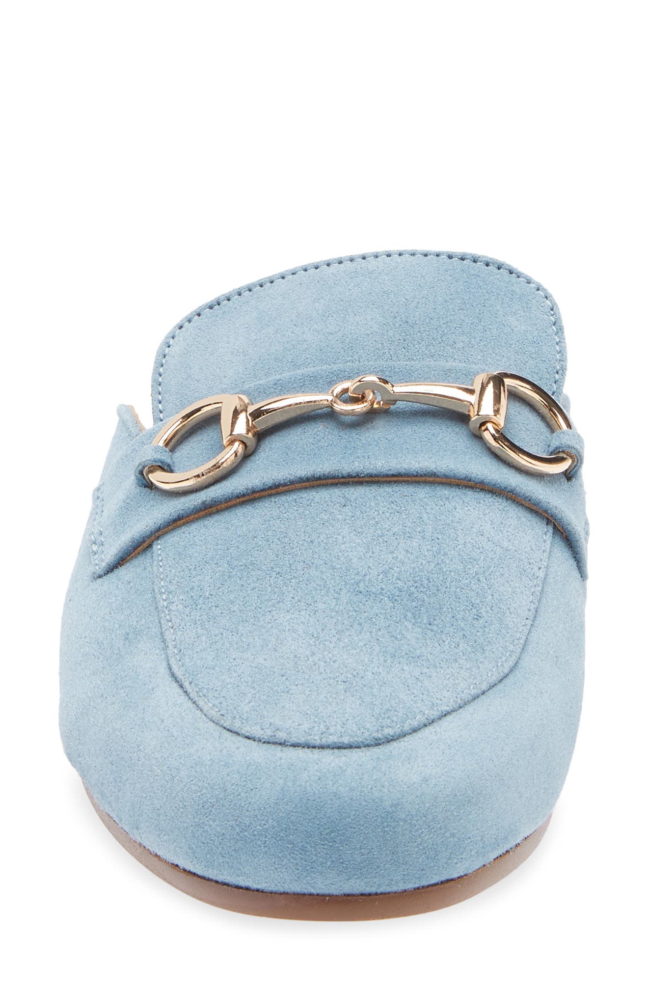 Bruno Magli Dalia Bit Mule, Alternate, color, Light Blue Suede