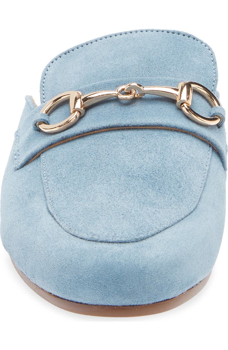 Bruno Magli Dalia Bit Mule, Alternate, color, Light Blue Suede
