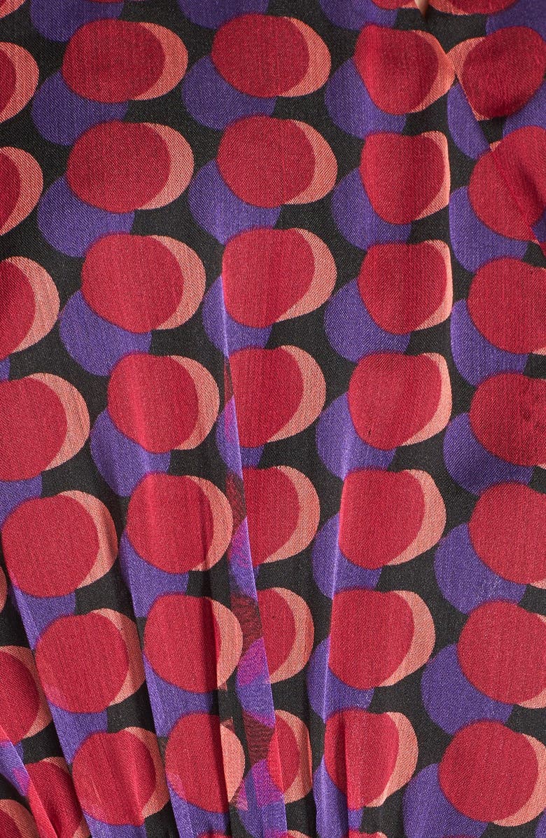 Adelyn Rae Adelyn Rae Cage Back Chiffon Fit & Flare Dress, Alternate, color, 