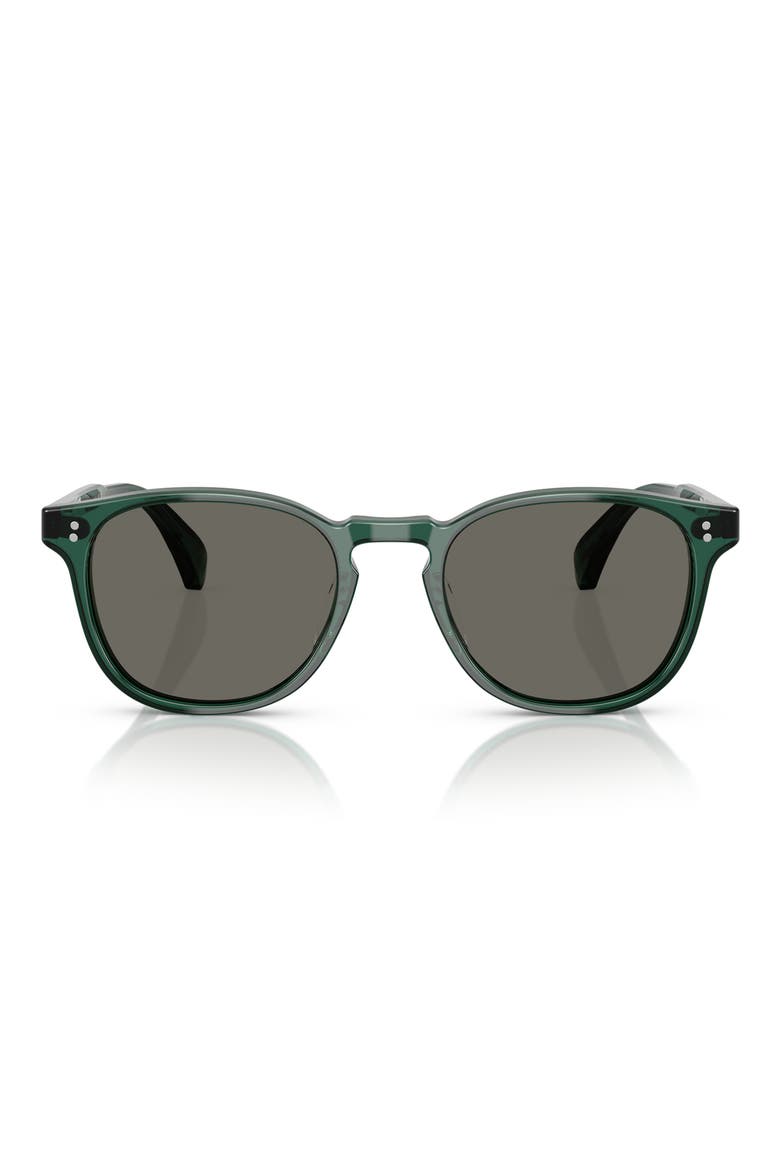 Finley Esquire 51mm Square Sunglasses, Main, color, TRANSLUCENT DARK TEAL