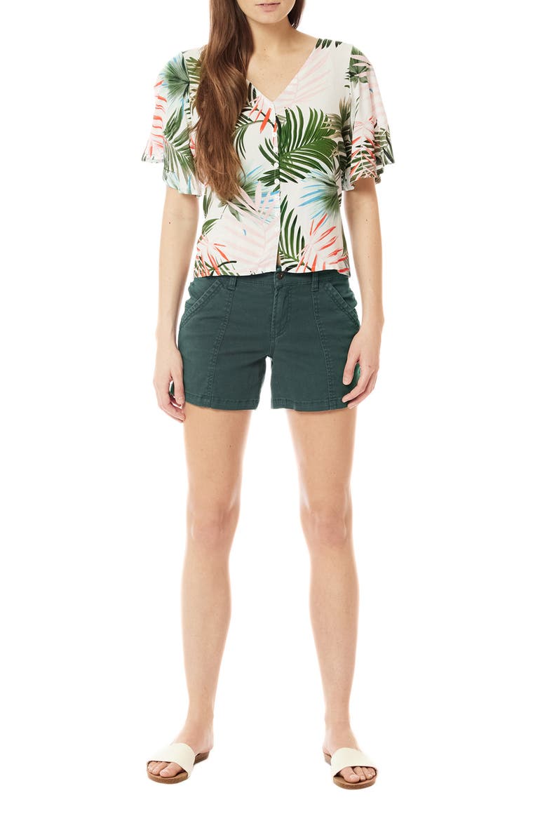 Grayson Carpenter Stretch Twill Shorts, Alternate, color, LIGHT SMOKY SPRUCE