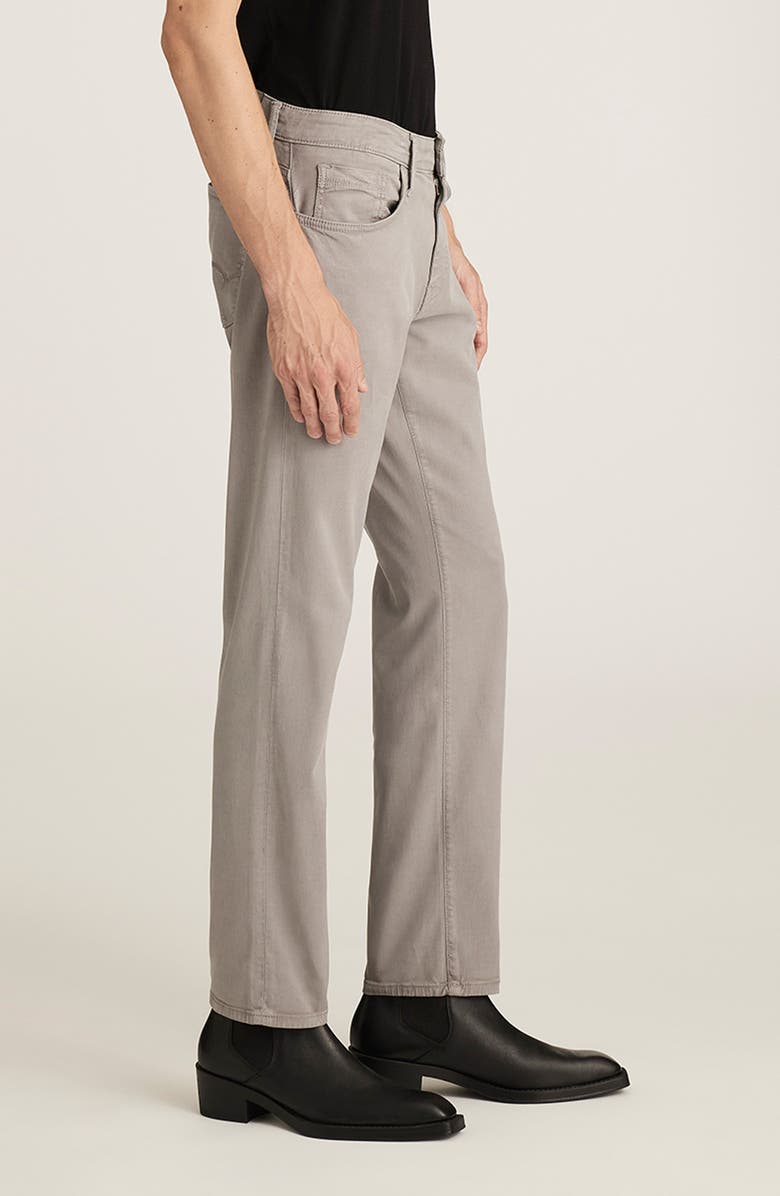 Mavi Jeans Marcus Slim Straight Leg Twill Pants, Alternate, color, Shark Luxe Twill