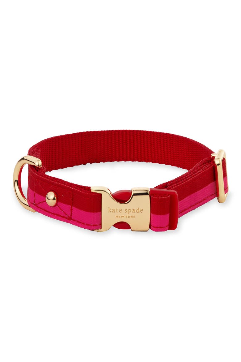 dog collar, Alternate, color, RED / PINK