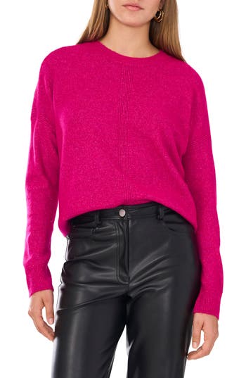 VINCE CAMUTO VINCE CAMUTO CROPPED CREWNECK SWEATER