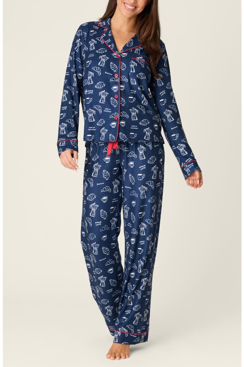 Bonjour Babe Pajamas, Main, color, DEEP NAVY