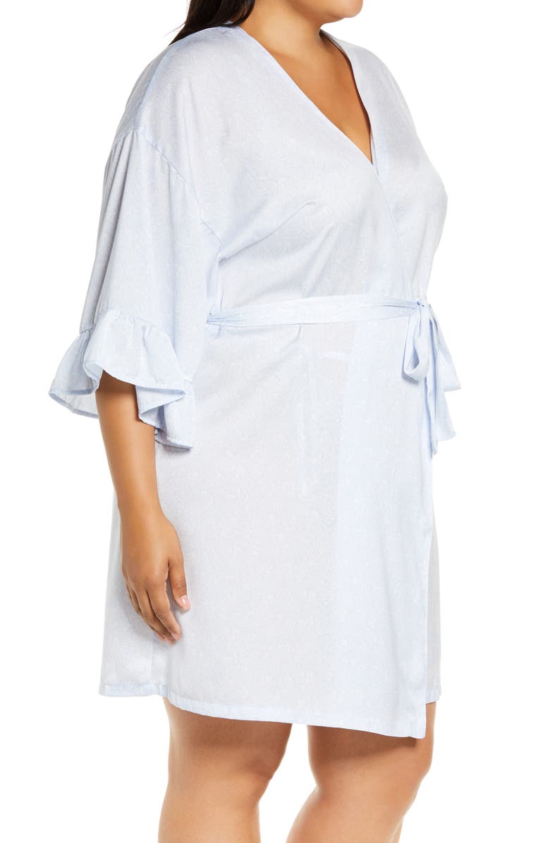 Nordstrom Forever Tie Waist Satin Robe, Alternate, color,