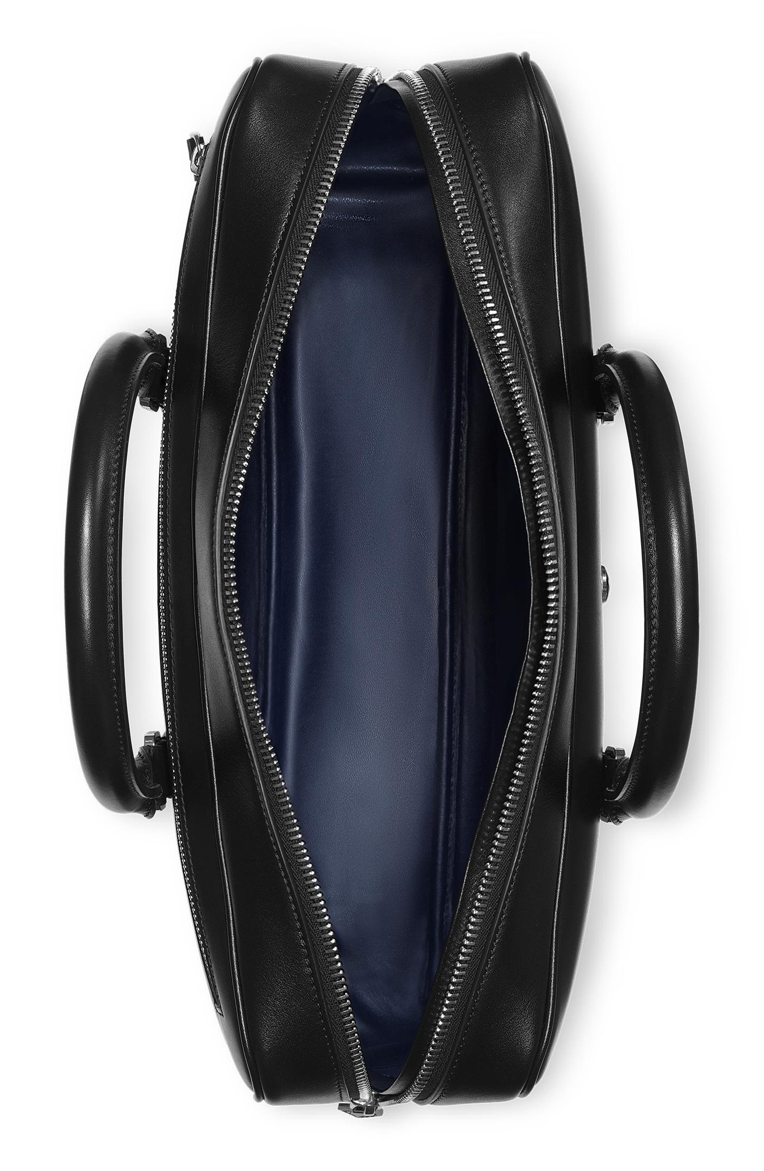 Montblanc Meisterstück Leather Document Case, Alternate, color, Black