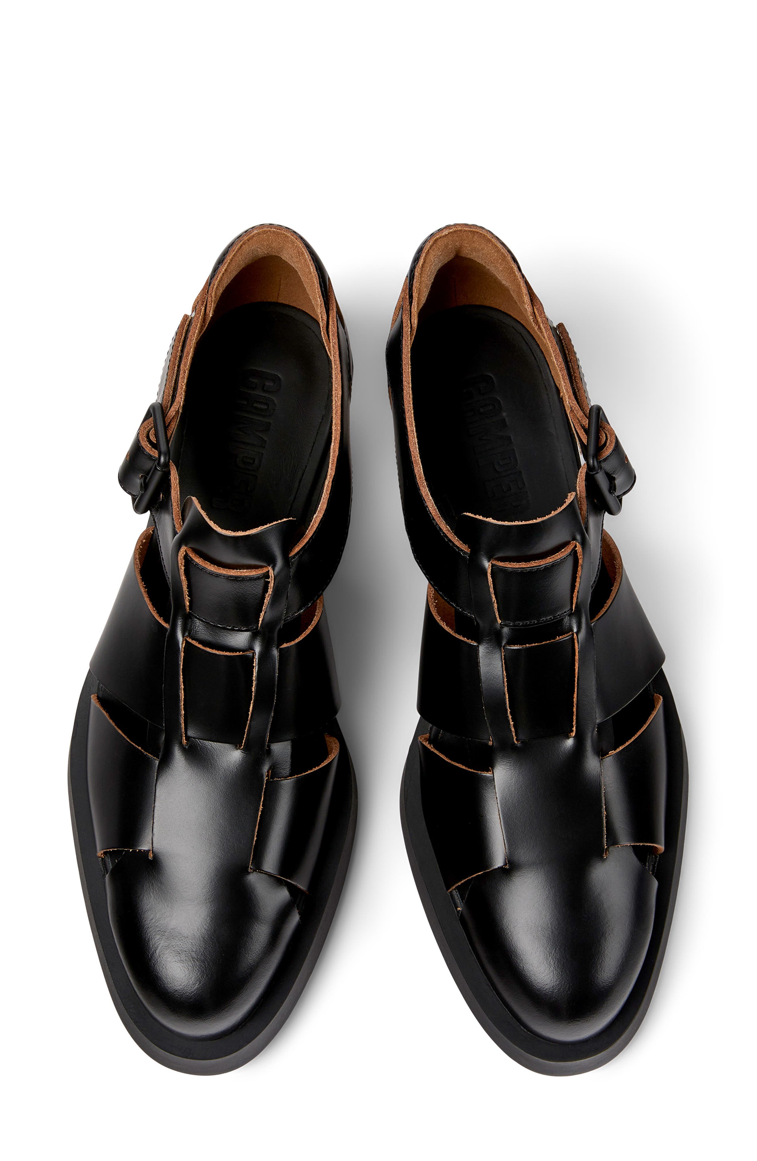 Camper Bonnie Fisherman Sandal, Alternate, color, 