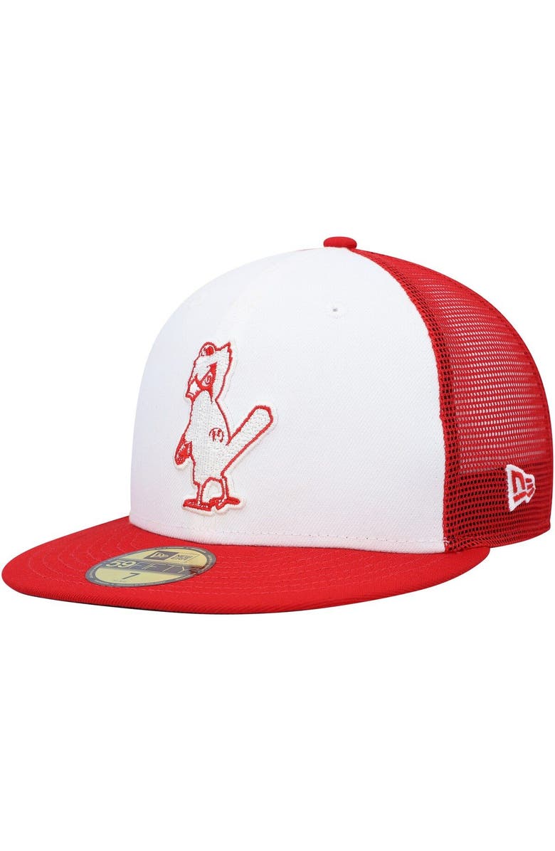 New Era Men's New Era White/Red St. Louis Cardinals 2023 On-Field Batting Practice 59FIFTY Fitted Hat, Main, color, White