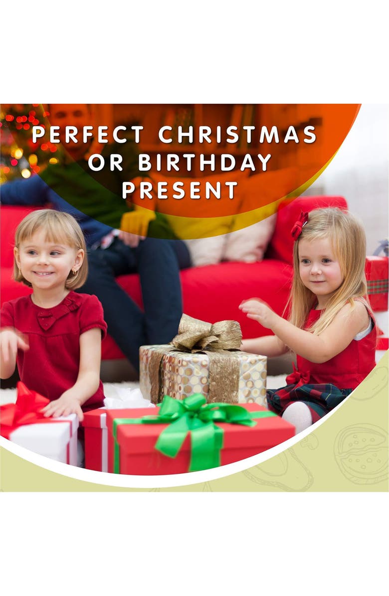 Leo & Friends Wooden Mixer Set - Make-A-Cake Mixer Kit with Hand Crank Mixer, Alternate, color, Red