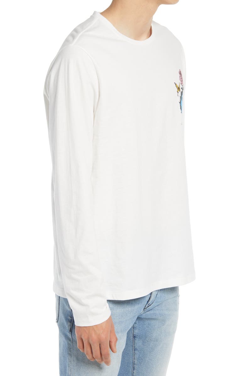 AllSaints Men's Aquatique Long Sleeve Graphic Tee, Alternate, color,