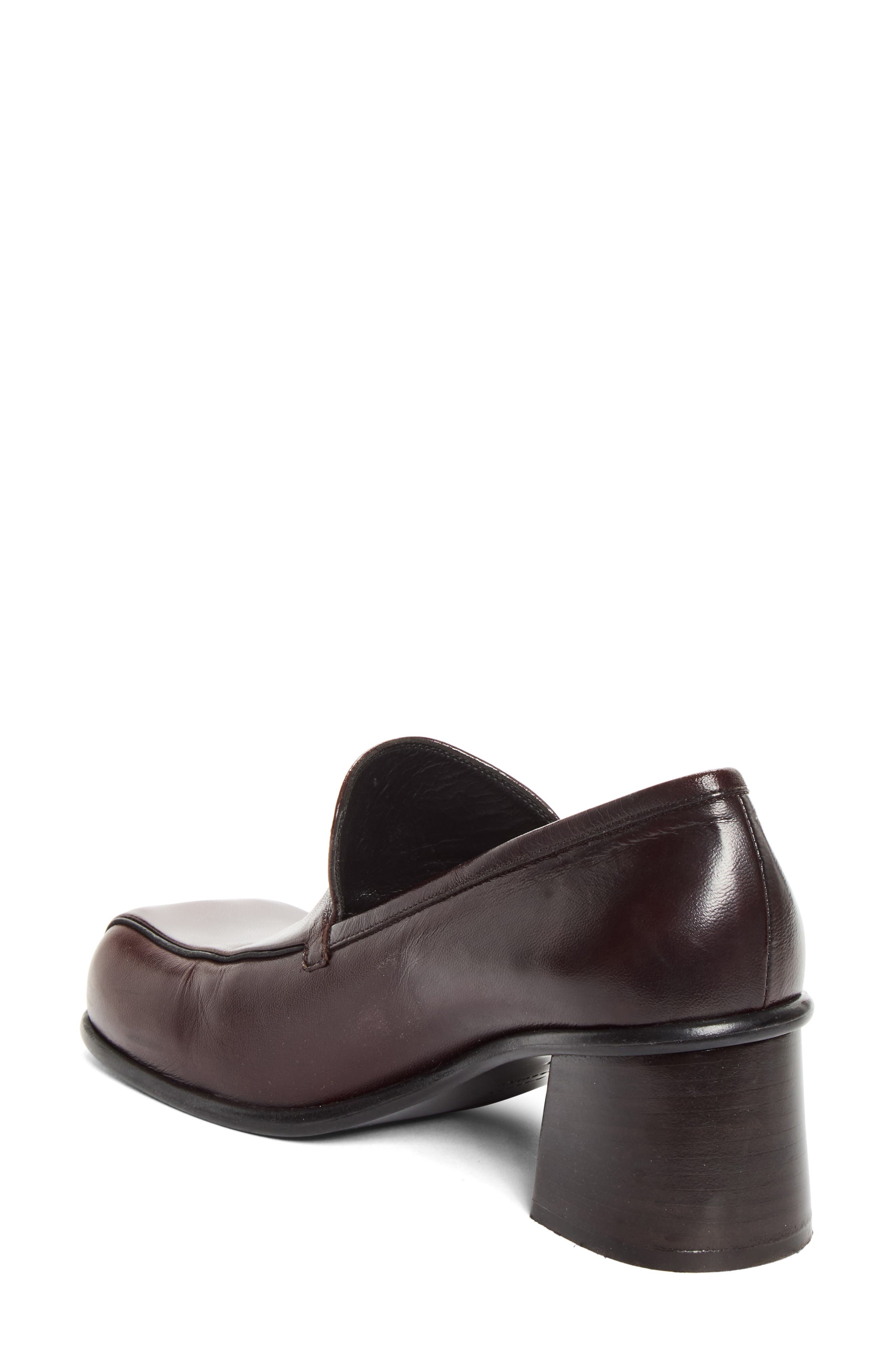 Esme Loafer Pump, Alternate, color, UMBER