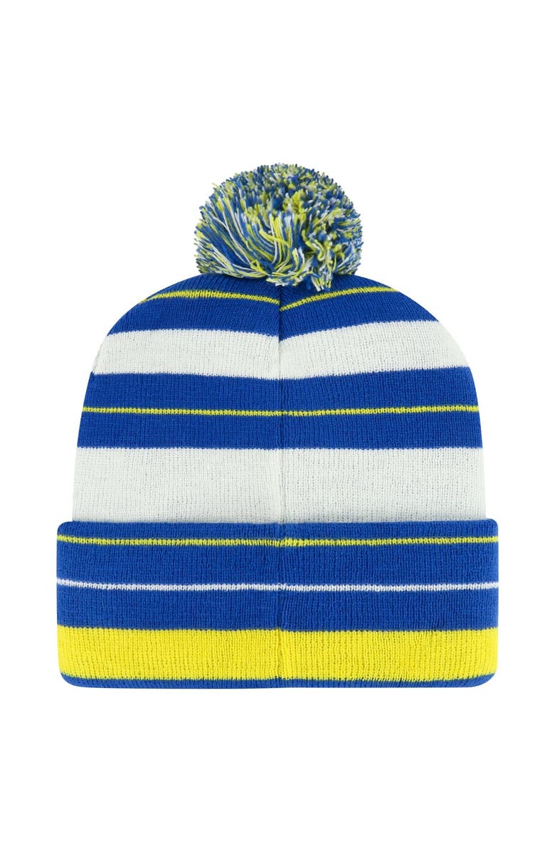 '47 Men's '47 Royal Los Angeles Rams Powerline Cuffed Knit Hat with Pom, Alternate, color, Royal