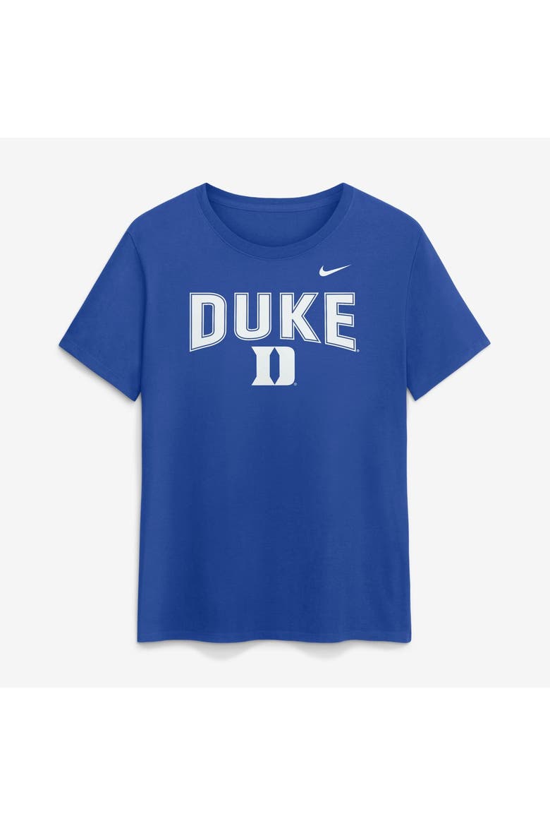 Women's Nike  Royal Duke Blue Devils Arch Logo T-Shirt, Main, color, Royal