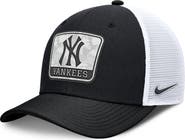 Nike Men's Nike Black/White New York Yankees Camo Rise Trucker Dri-FIT Adjustable Hat