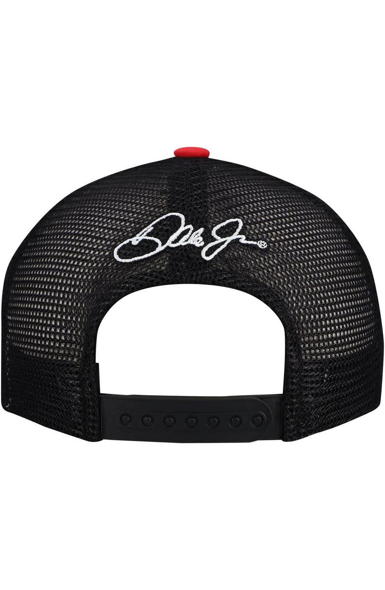JR MOTORSPORTS OFFICIAL TEAM APPAREL Men's JR Motorsports Official Team Apparel Red/Black Dale Earnhardt Jr. Budweiser Big #8 Adjustable Hat, Alternate, color, 