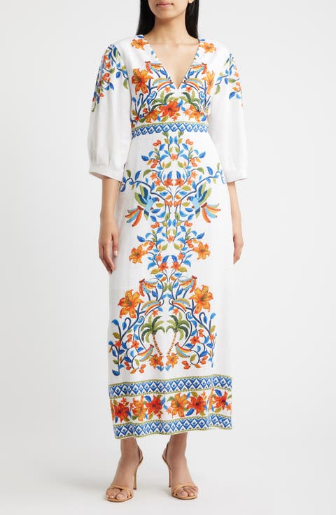 Printed Maxi Dress