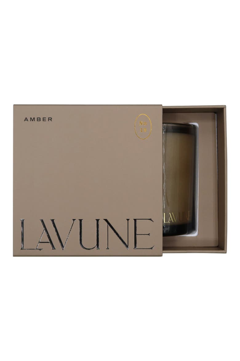 No. 10 Amber Candle, Main, color, DARK BEIGE