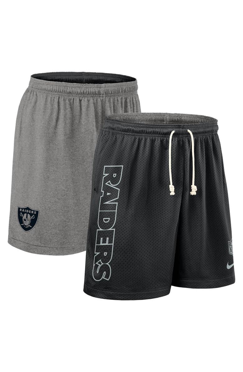 Nike Men's Nike Black Las Vegas Raiders Sideline Reversible Performance Shorts, Main, color, Black