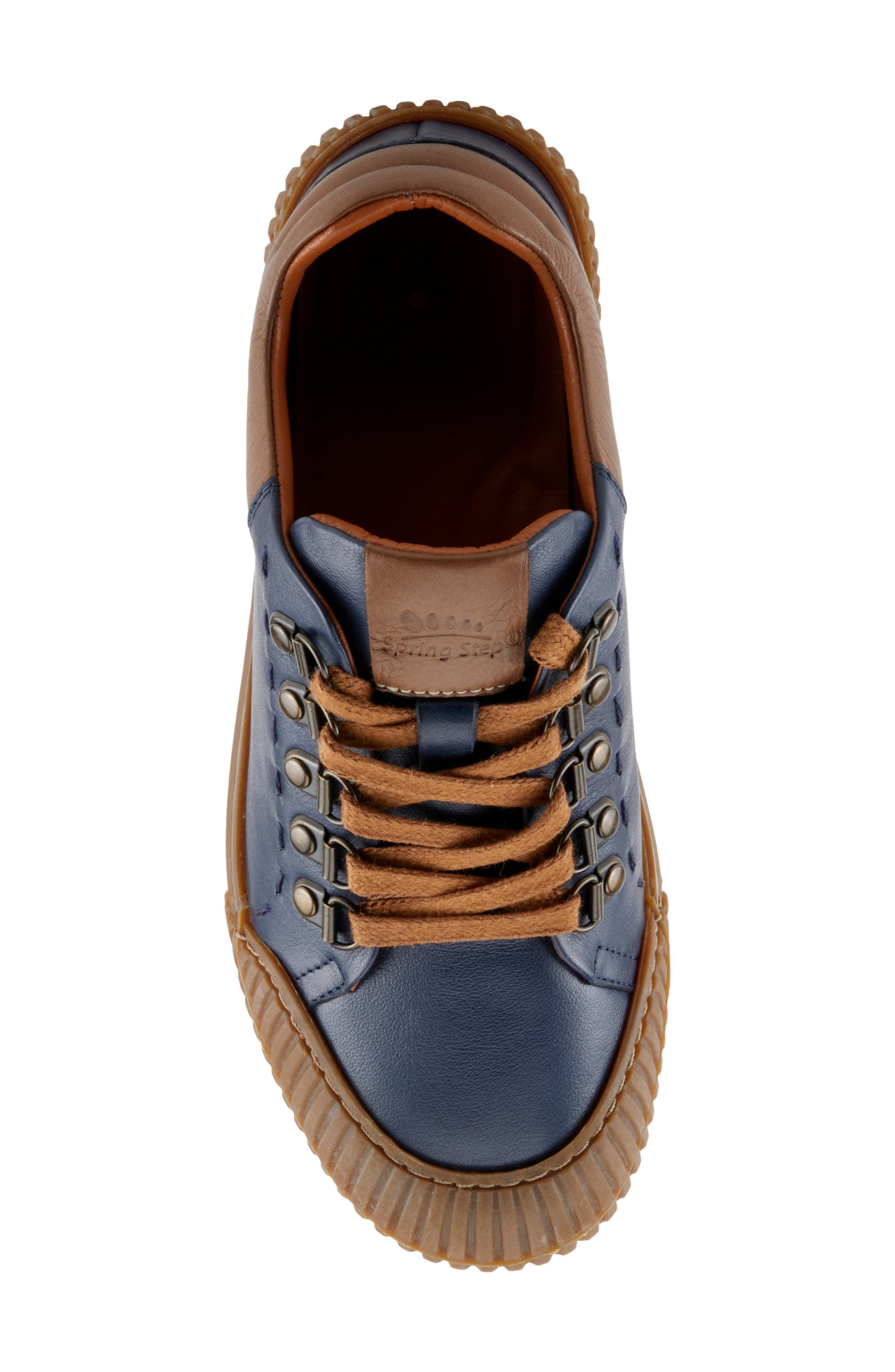 Spring Step Lazarlo Low Top Sneaker, Alternate, color, Navy