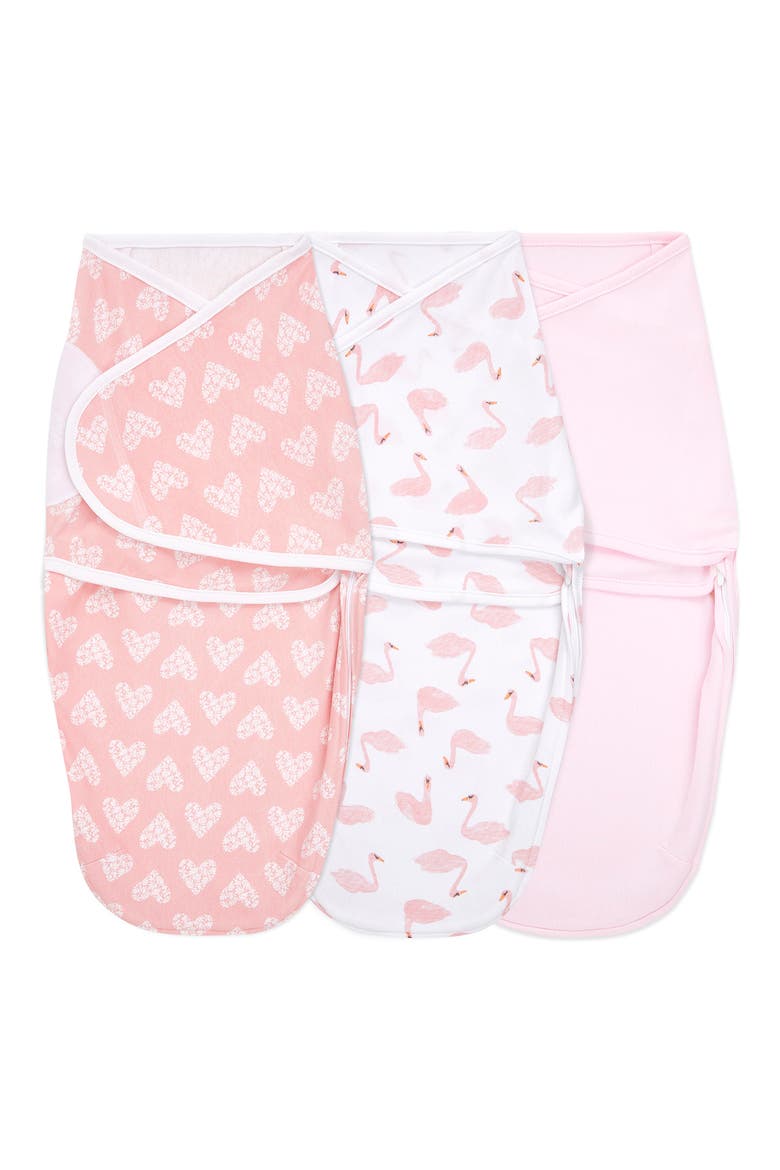Aden & Anais Essentials Wrap Swaddle - Set of 3, Main, color, BRIAR ROSE