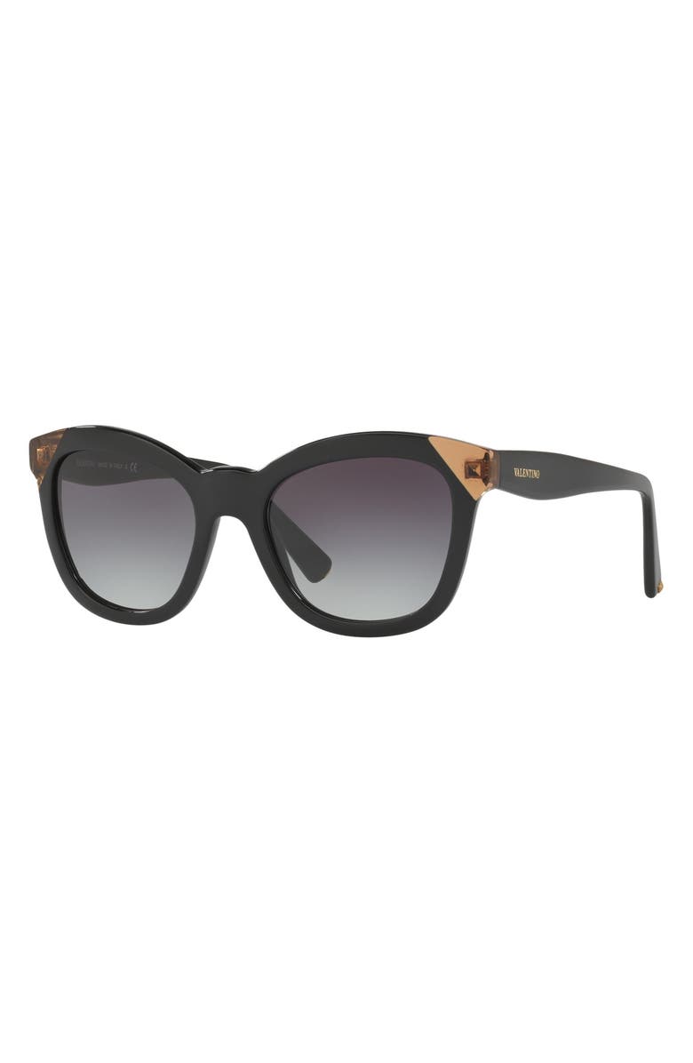 Valentino 52mm Cat Eye Sunglasses, Alternate, color,