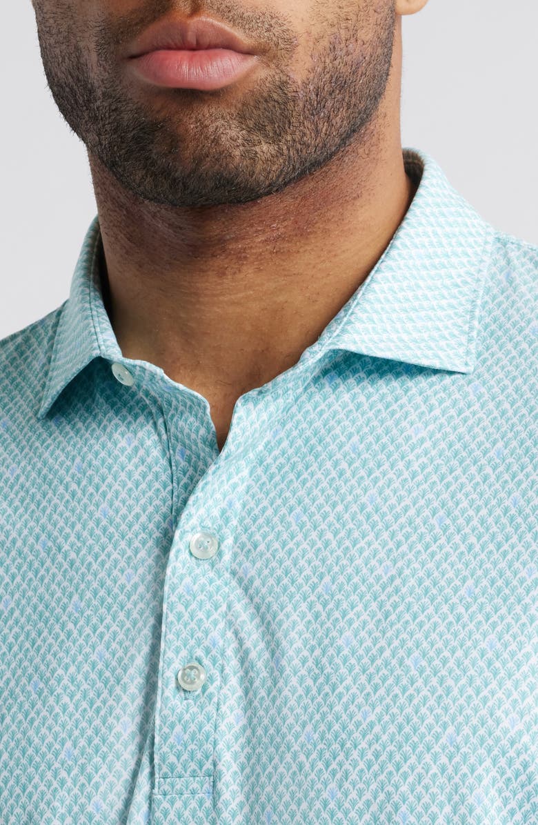 johnnie-O Fernando Leaf Print PREP-FORMANCE Golf Polo, Alternate, color, 