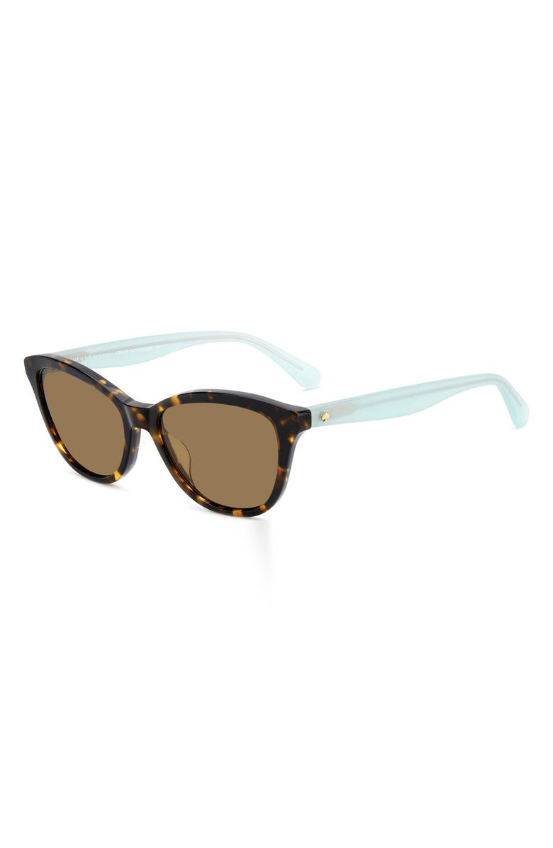 Kate Spade New York Tayla 55mm Sunglasses, Alternate, color, Havana/ Bronze