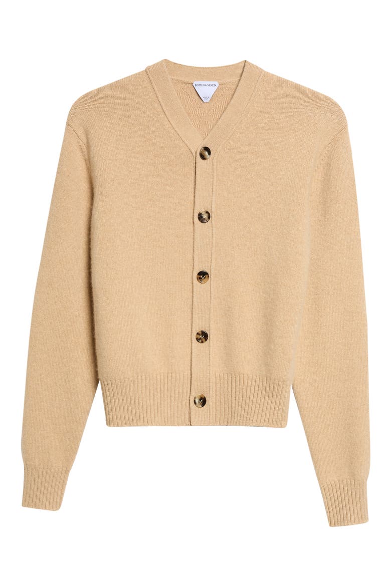 Classic Cashmere Blend Cardigan, Alternate, color, 2645 WAX